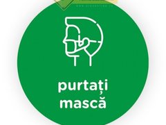 Semn verde purtati masca