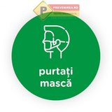 Semn verde purtati masca